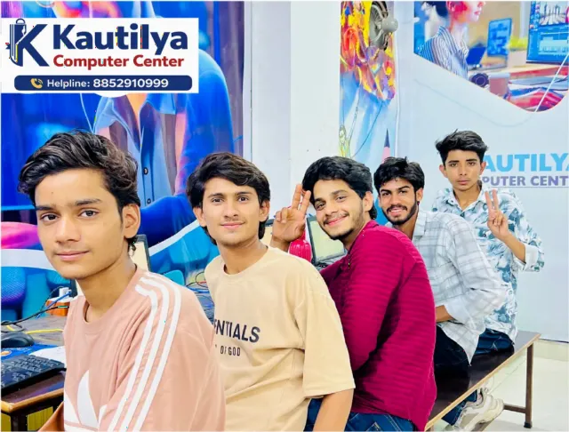 Kautilya Computer Center lab classroom at Salasar Stand, Sikar